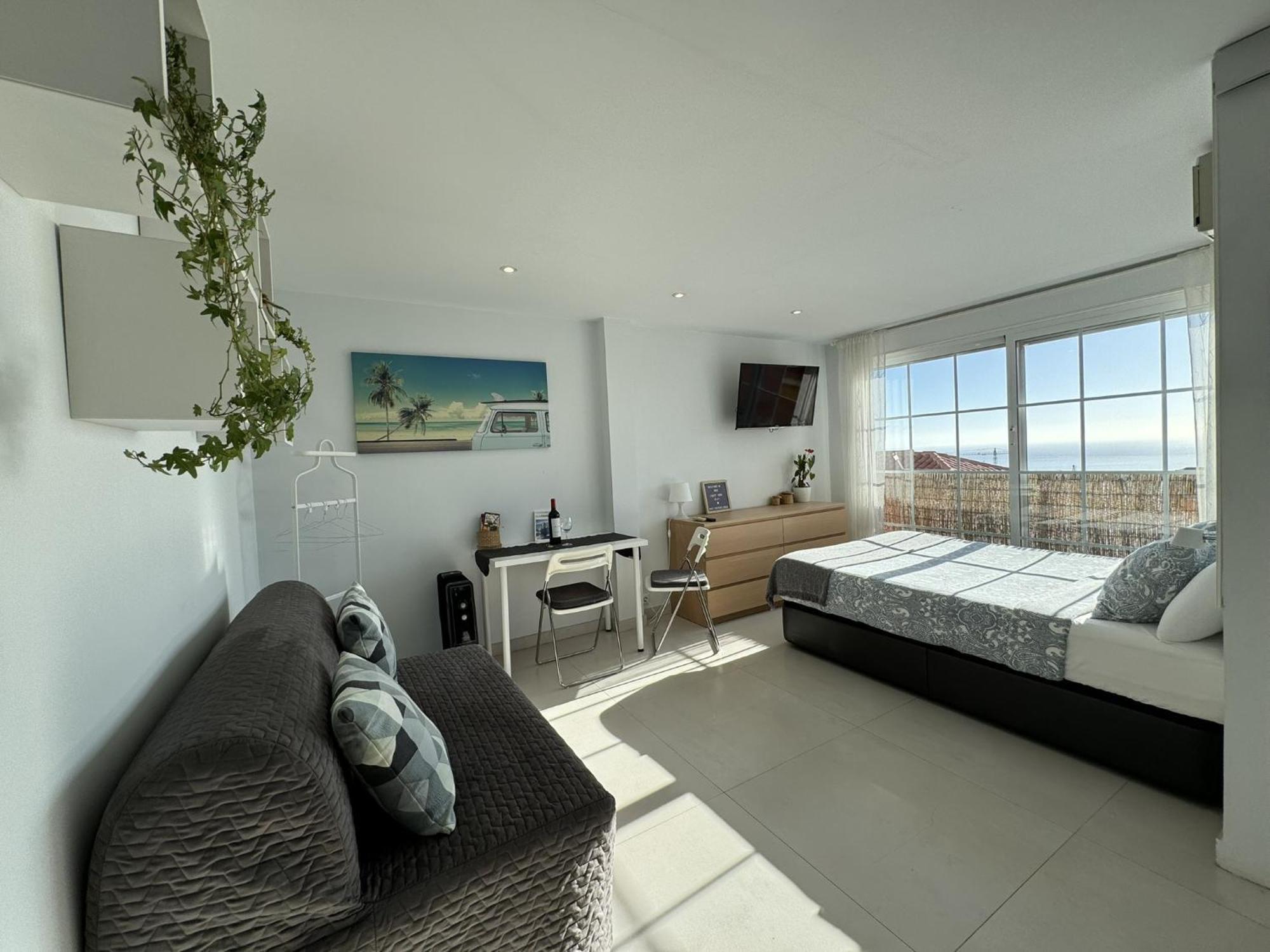 Peaceful Studio With Amazing Sea Views And Free Parking Benalmádena Dış mekan fotoğraf