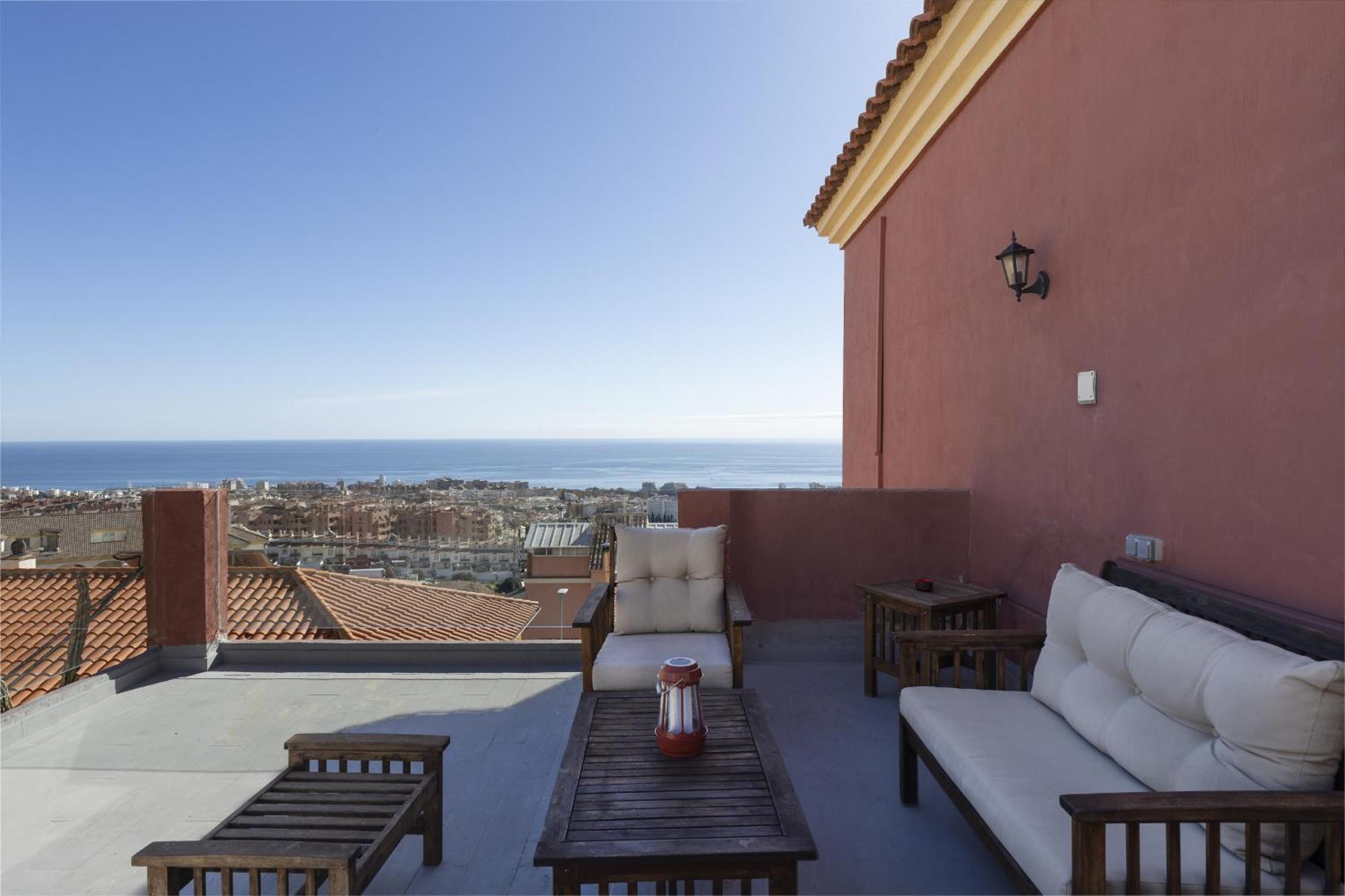Peaceful Studio With Amazing Sea Views And Free Parking Benalmádena Dış mekan fotoğraf